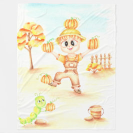 Skala upp gingerpojke fleecefilt