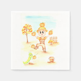 Skala upp gingerpojke pappersservett