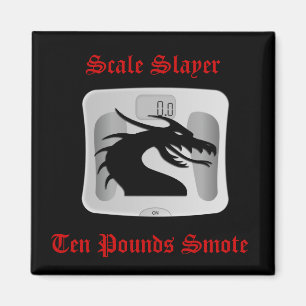 Skalaa Slayer - tio dunkar slaget - drakefjäll Magnet