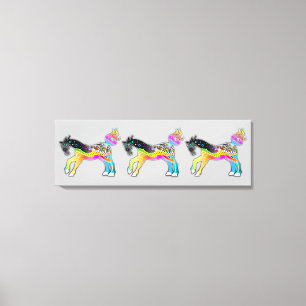 SKALABLE WIDE FORMAT POP Art PONIES Canvastryck
