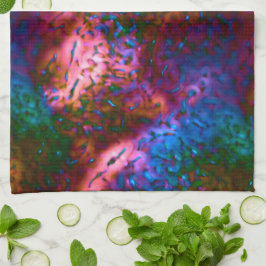 Skalad bläckfisk på lax kökshandduk