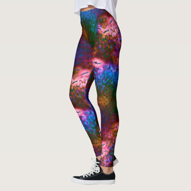 Skalad bläckfisk på lax leggings (Vänster)