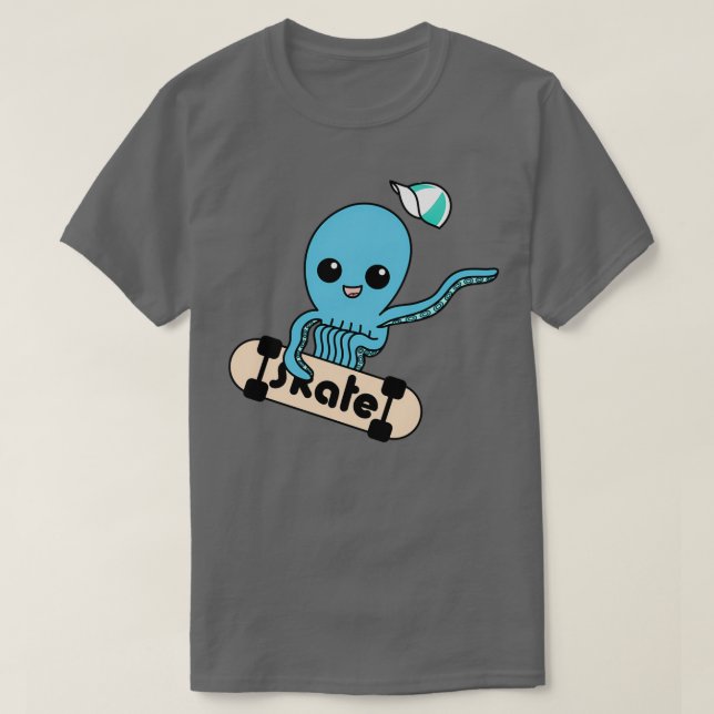 Skalad bläckfisk t shirt (Design framsida)