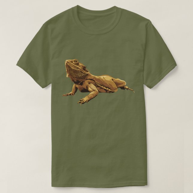 Skalad dragonbild t shirt (Design framsida)
