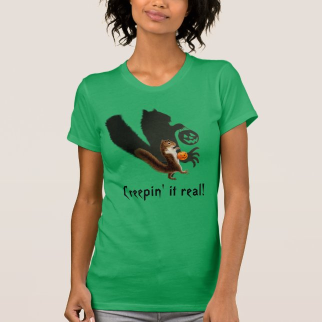 Skalad ekorre t shirt (Framsida)