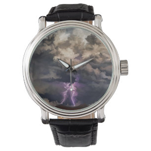 Skalad ljusstorm armbandsur