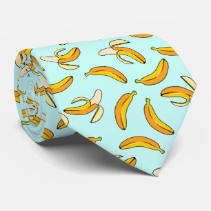 Skalad och hel Banana Mönster Slips