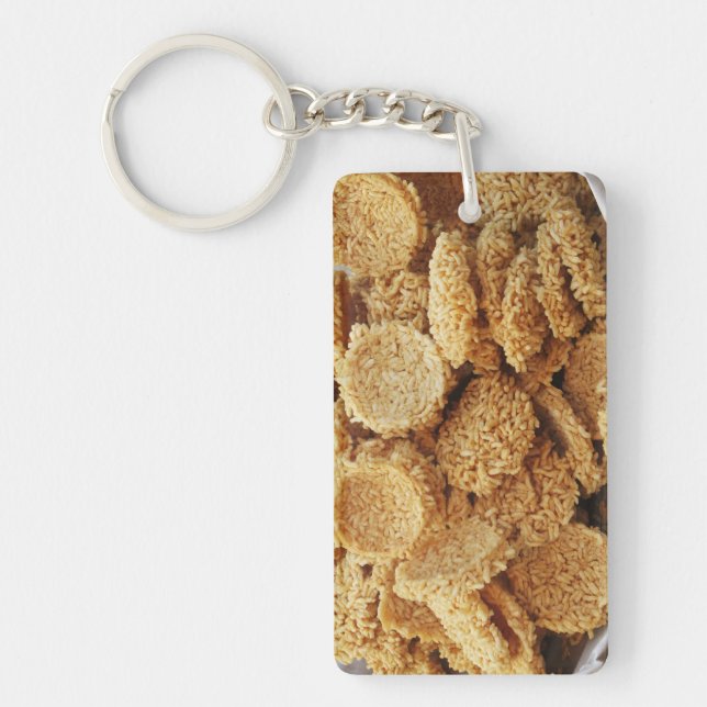 Skalad Ris Cakes ~ Asiatisk sötmat Desserts Food (Framsidan)