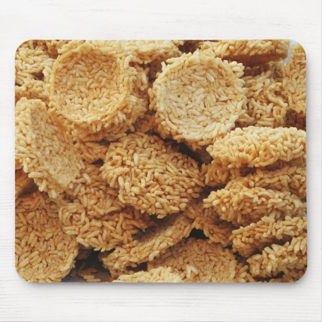 Skalad Ris Cakes ~ Asiatisk sötmat Desserts Food Musmatta (Framsidan)