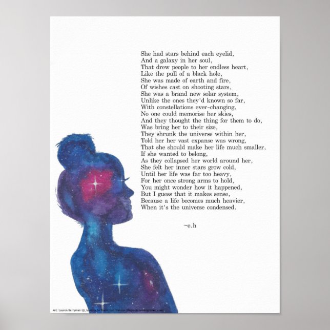 Skalad Starlight-Poster Poster (Framsidan)