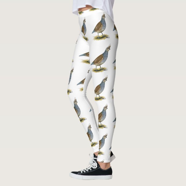 Skalad vaktel leggings (Vänster)