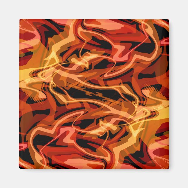 Skalade ägg och paprika magnet (Framsidan)