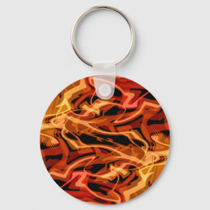 Skalade ägg och paprika nyckelring