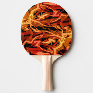 Skalade ägg och paprika pingisracket