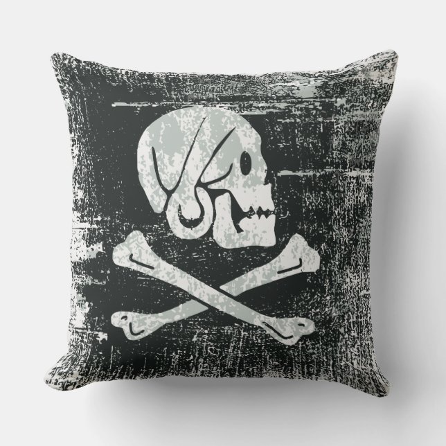 Skalade flagga från pirat kudde (Framsida)