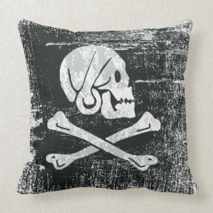 Skalade flagga från pirat kudde