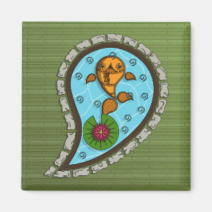 Skalar Goldfish Magnet