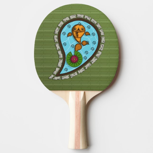 Skalar Goldfish Ping Pong Paddle Pingisracket (Framsidan)