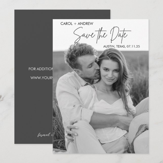 Skalat aviseringsfoto Spara datum Datumet (Fram/baksida)