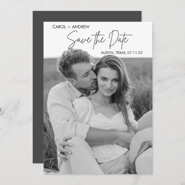 Skalat aviseringsfoto Spara datum Spara Datumet (Fram/baksida)