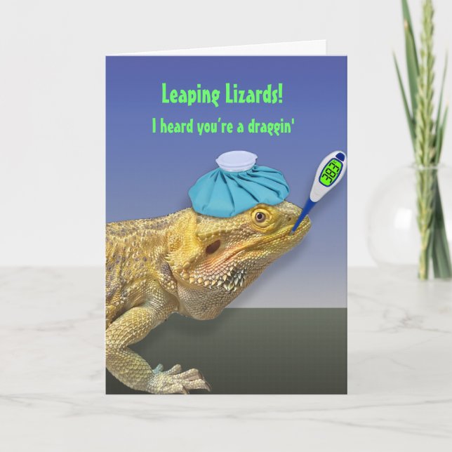 Skalat dragvagnslödlys - Hämta brunstkort Helgkort (Framsida)