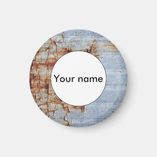 Skalat färg struktur magnet (Framsidan)