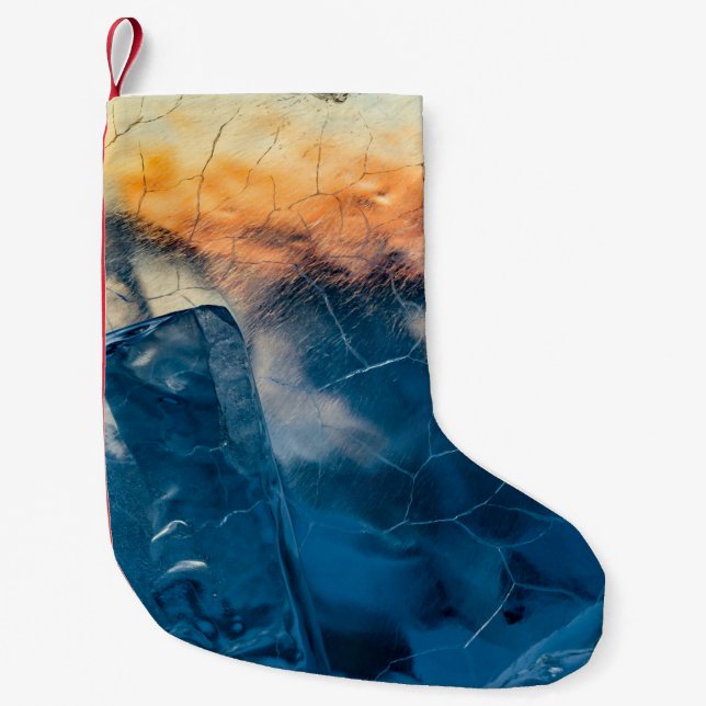 Skalat glas liten julstrumpa (Framsidan)