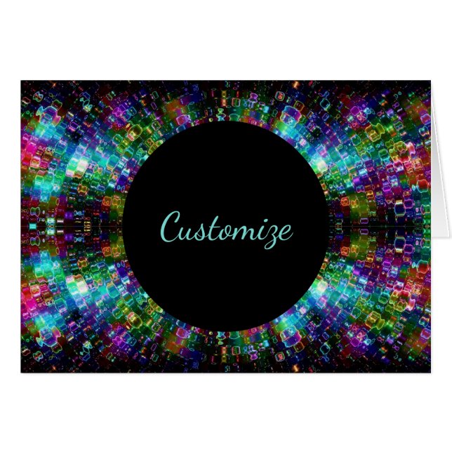 Skalat Glass Spiral-kort OBS Kort (Framsidan Horizontal)