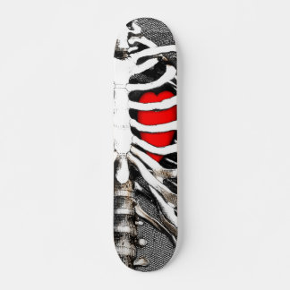Skalat hjärta mini skateboard bräda 18,5 cm