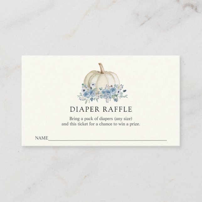 Skalat Raffle Biljett för babystöldbil Tilläggskort (Framsida)