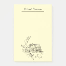 Skalat stuckning post-it block