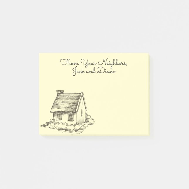 Skalat stuckning post-it block (Framsida)