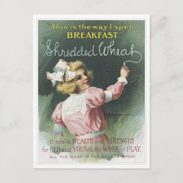 Skalat vete vykort (Framsida)