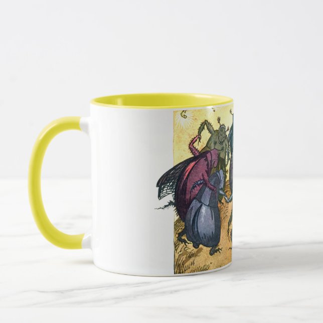 Skalbaggar som firar Midsummer Mugg (Vänster)