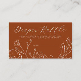 Skalbar Elegant - bränd Orange (Raffle) Tilläggskort