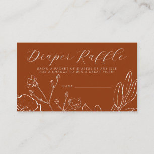 Skalbar Elegant - bränd Orange (Raffle) Tilläggskort