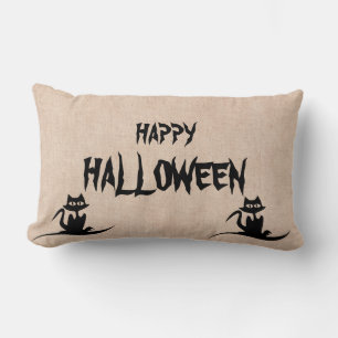 Skalbar kapsyl för happy halloween-kapsyl lumbarkudde