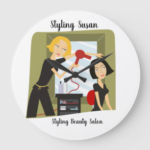 Skalbar salon i Stylist Stor Klocka