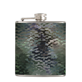 Skalbara plakat flytande över mörk fickplunta