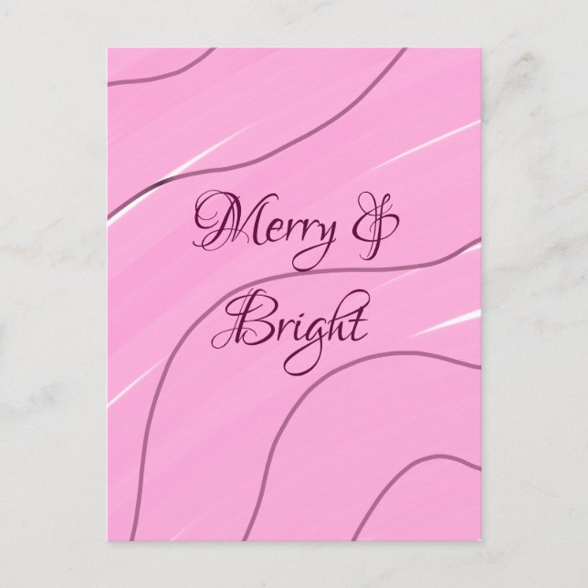 Skalbart läge för tunn rosa- och kortikdockans utf vykort (Framsida)