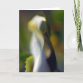 Skalbart tomt kort för Blommigt med vikt