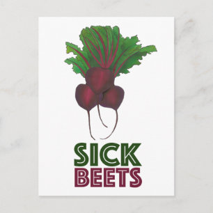 Skalbetor (Beats) Red Bunch Vegetable Garden Food Vykort