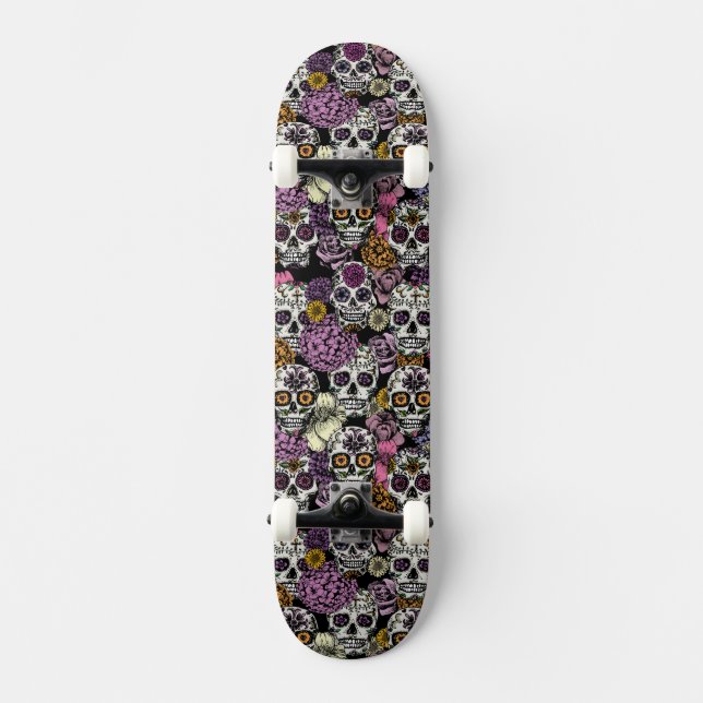Skålbottenskåda i Bläck Teckning Mini Skateboard Bräda 18,5 Cm (Framsida)