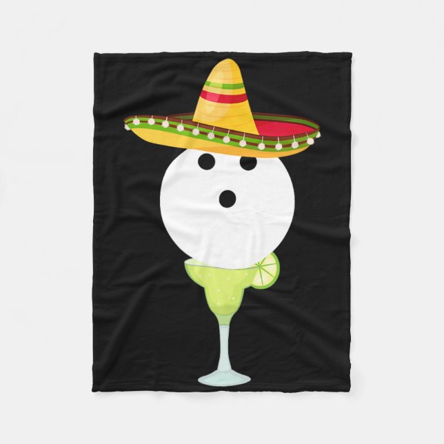 Skalbyte med Sombrero- och Margarita-sportcement Fleecefilt (Framsidan)