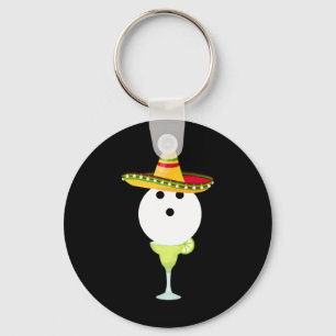 Skalbyte med Sombrero- och Margarita-sportcement Nyckelring