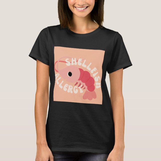 skaldjursallergi t shirt (Framsida)