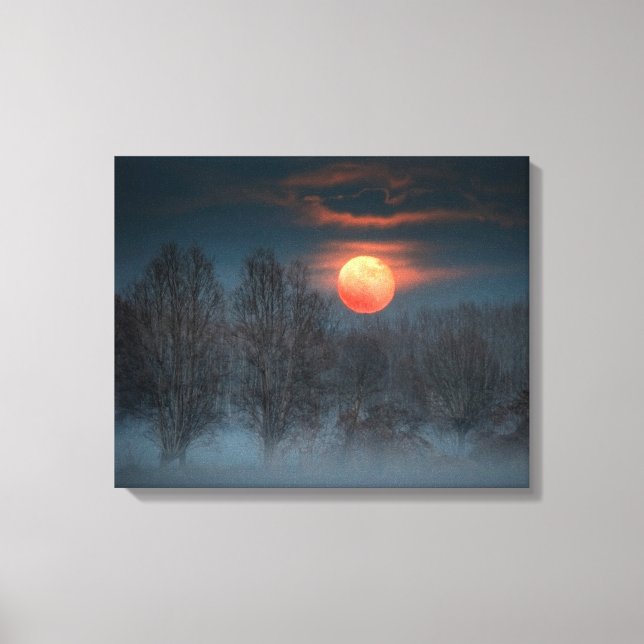 Skalenghe i Piemonte, Italien Canvastryck (Framsida)