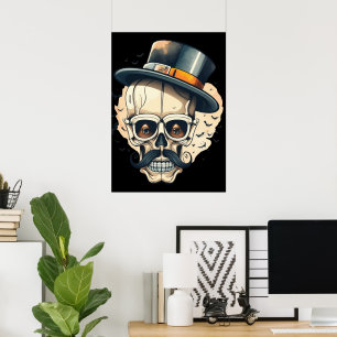 Skaleton Poster väggdecor