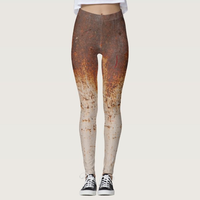 Skalfärg, rostfri vägg struktur. leggings (Framsida)