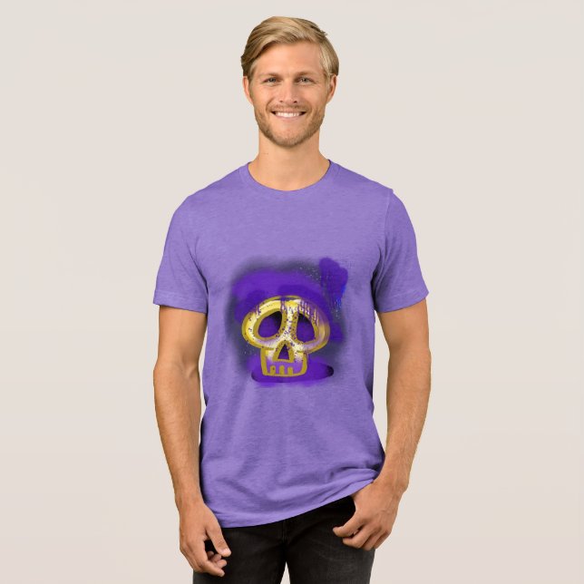 Skalfärgstecken för Spooky Spray-färg T Shirt (Framsida Full)